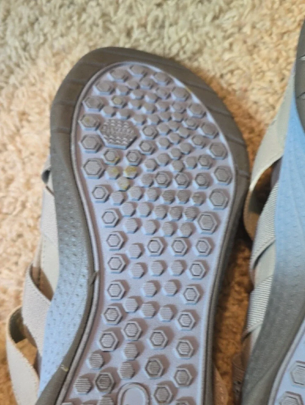 JSport by Jambu Light Gray and Pale Blue Athletic Sneakers Size 8.5